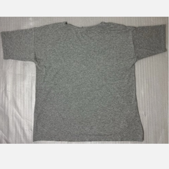 Theory Women’s Size M Gray Short Sleeve Viscose T-Shirt - Picture 4 of 7